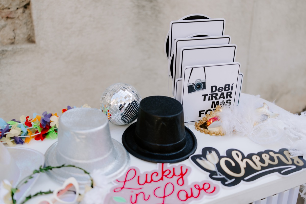 InstaBooth Insta Premium, mesa de props y prints ilimitados